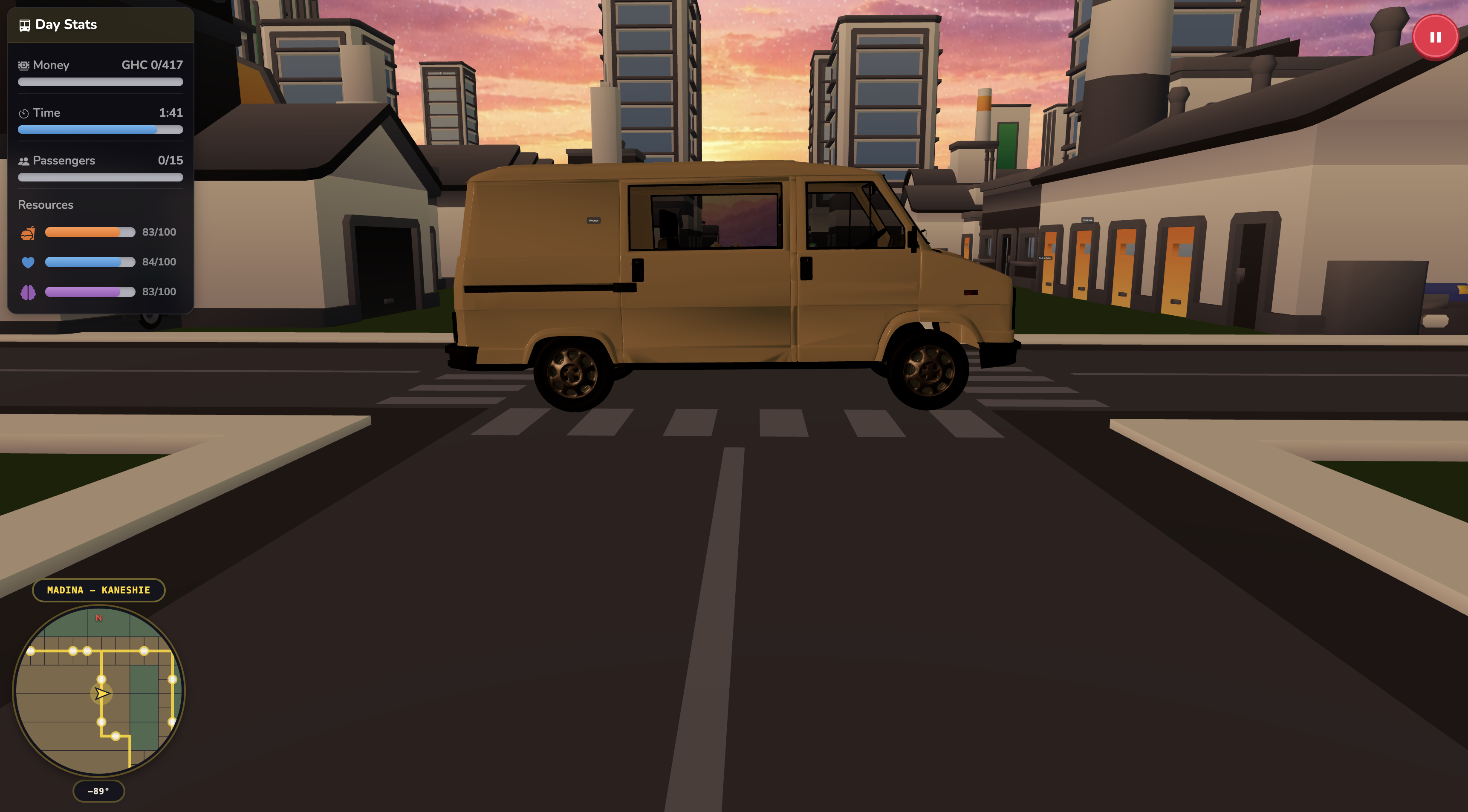 Peugeot J5 on the open road