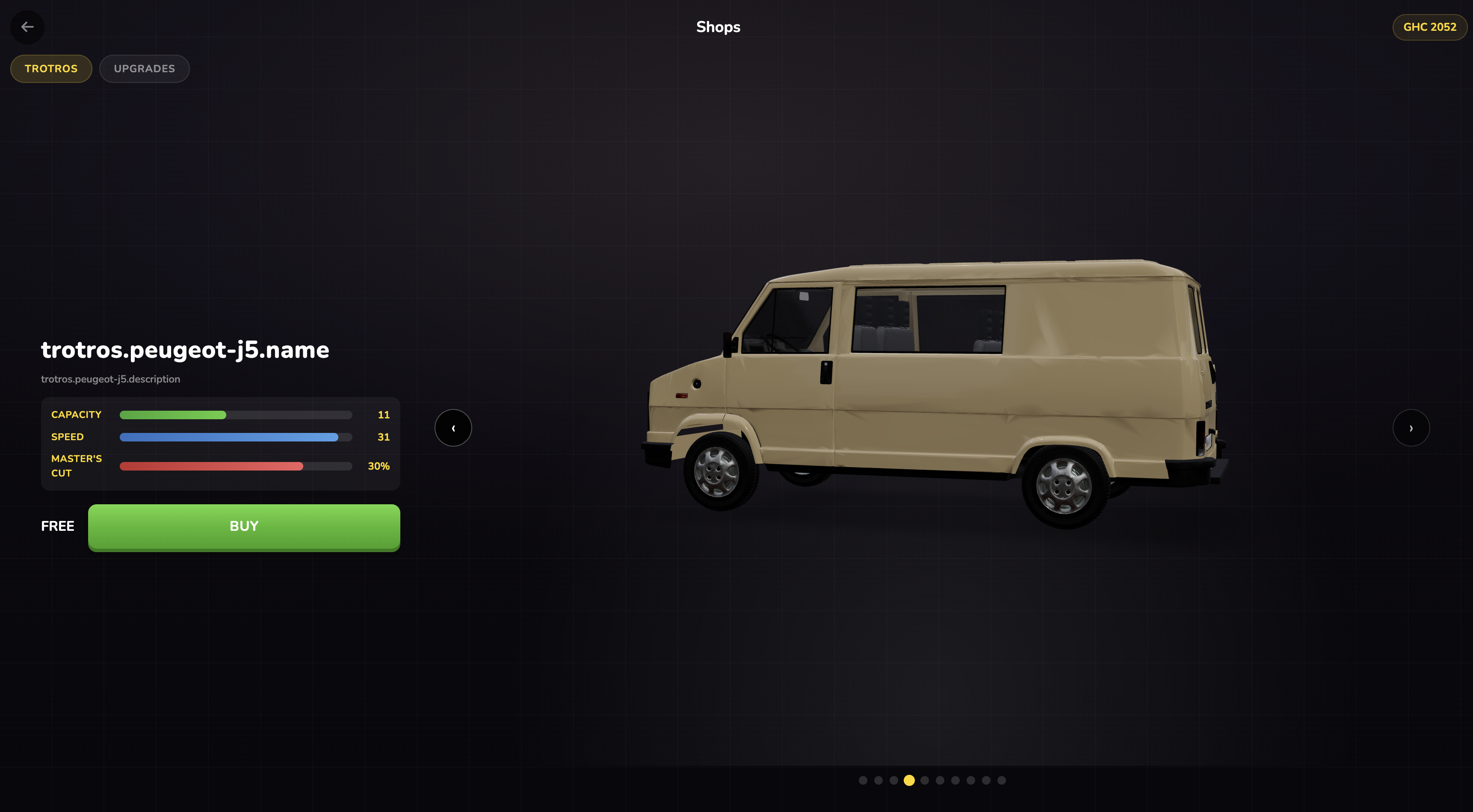 Peugeot J5 stats and pricing